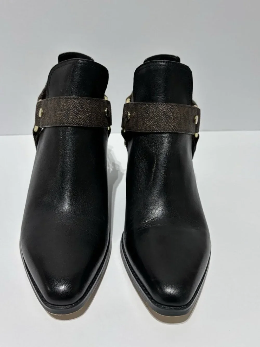 Michael Kors Women’s Pamela Black Ankle Booties, Size 9 M